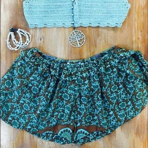 Boho Shorts with side tie